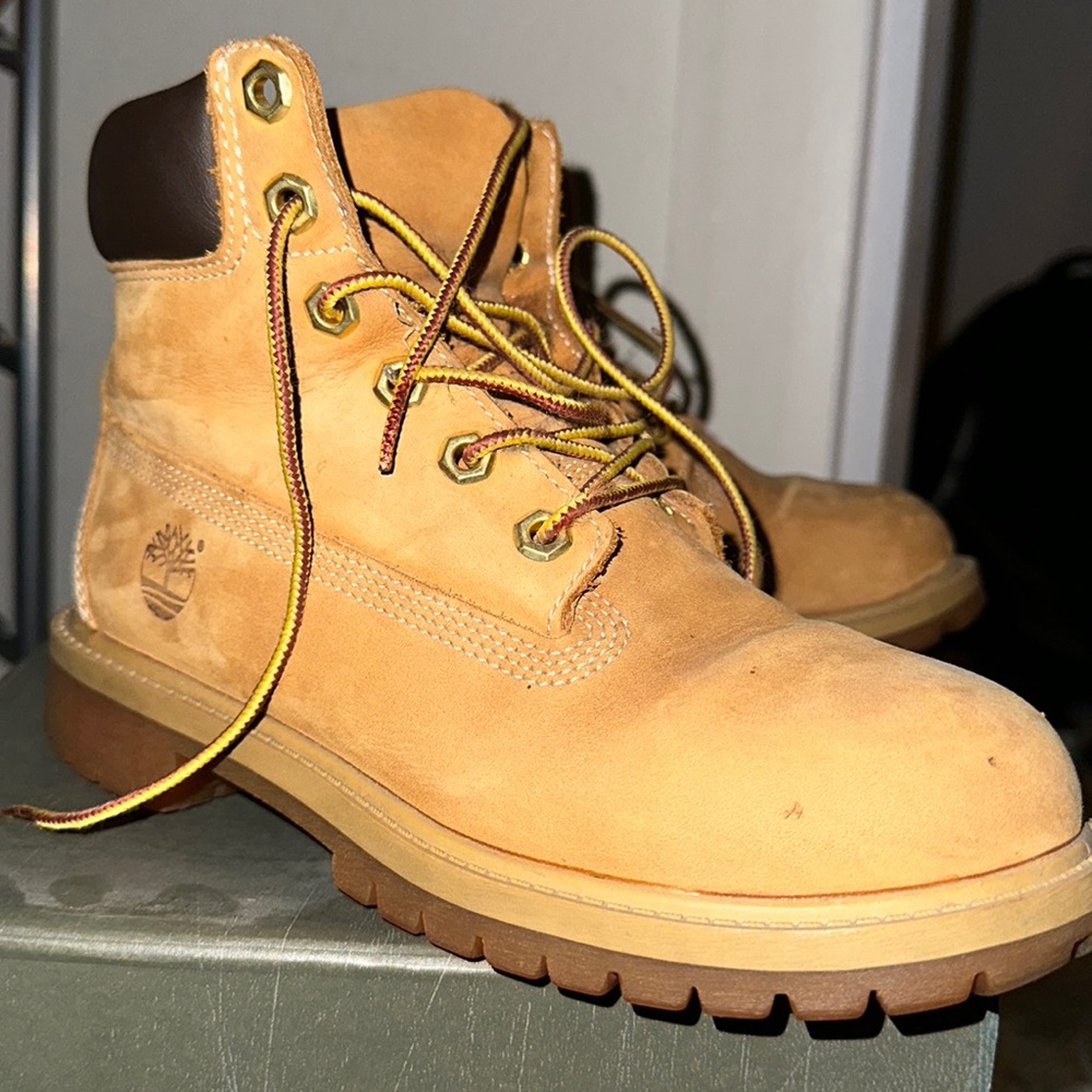 Junior premium/ waterproof Timberland boots, with original box.